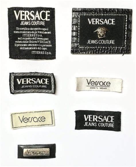 versace etiqueta|versace authentication.